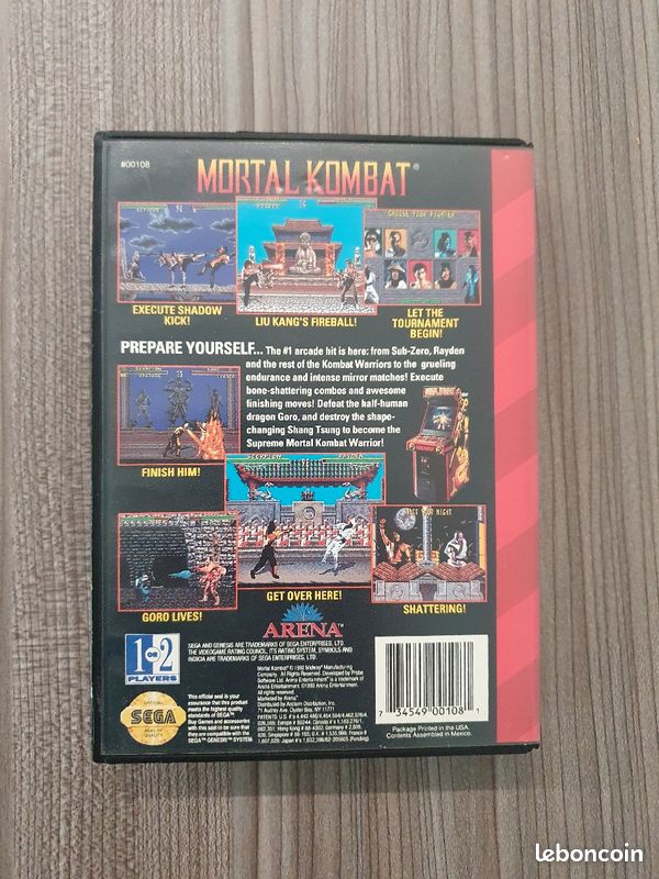 Jeux megadrive mortal kombat (image 2)