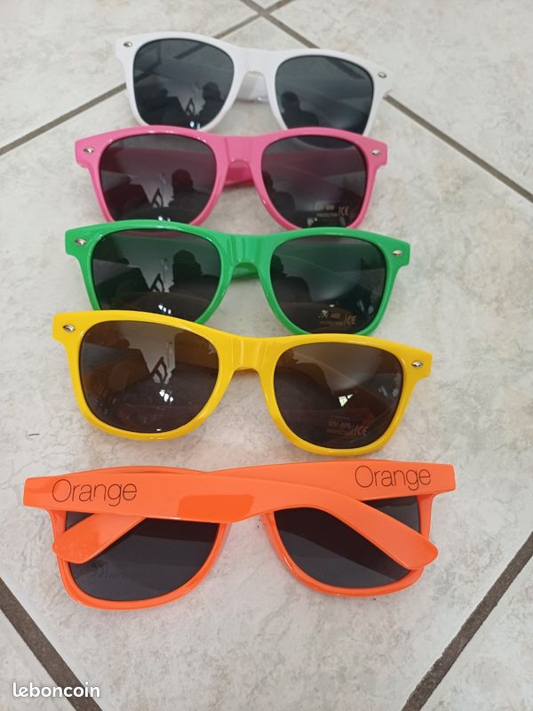 Lot De 12 Lunettes De Soleil Fluorescentes Colorées – UV400 Polarisé, Cadeau Fun Pour Anniversaire, Plage, Piscine, Fête (Dès 6 Ans)