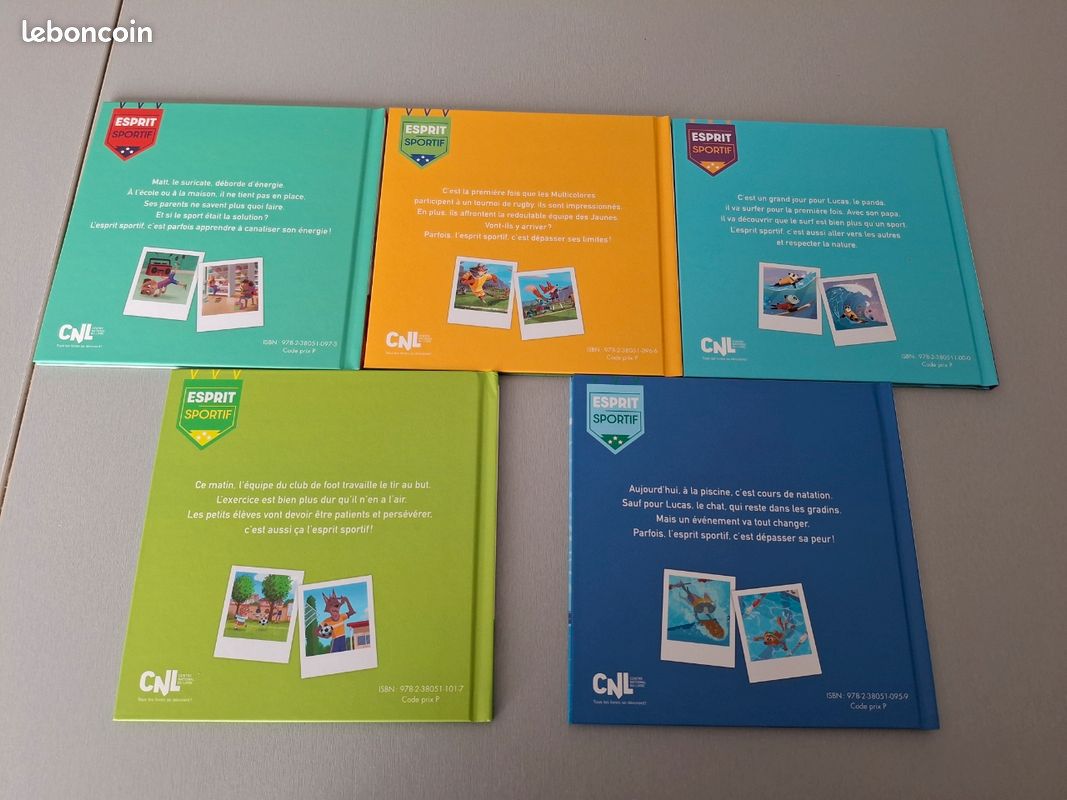 Lot de 5 livres Mac Donalds Esprit sportif (image 2)