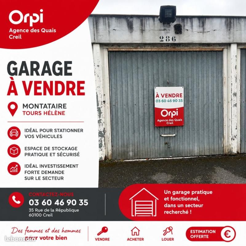 Parking 13 m² · à Montataire · 13 m² · 12 500 €