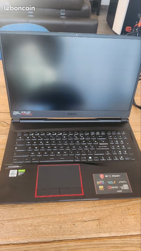 Geforce Rtx Msi Ge75 Raider 2080 Msi Ge75 Raider Core I7 10th Gen