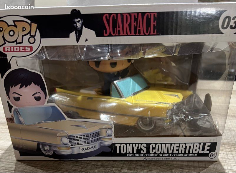 Funko pop Scarface Tony Montana Tony's convertible Collection
