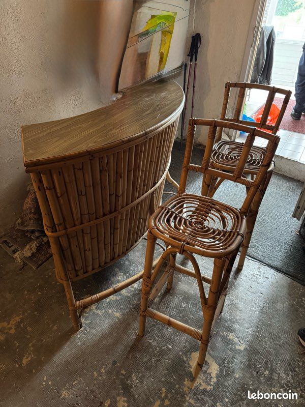 Bar bambou vintage (image 1)