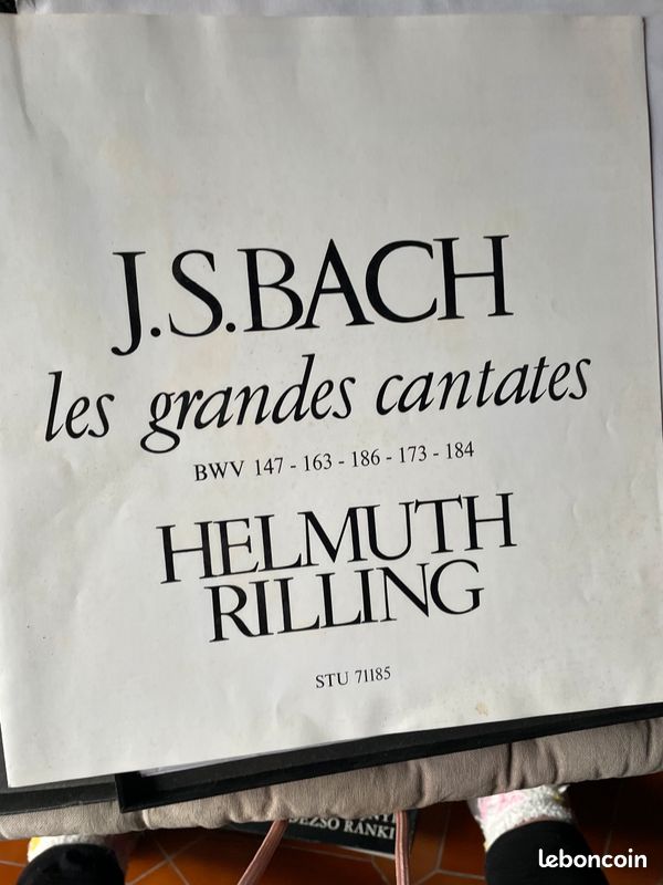 Coffret vinyle classique "Les grandes cantates " J.S. BACH (image 3)
