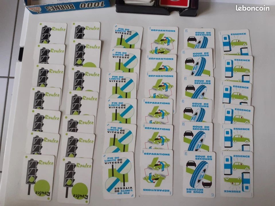 Mille Bornes Dujardin Modèle Boîte Bleue (image 9)
