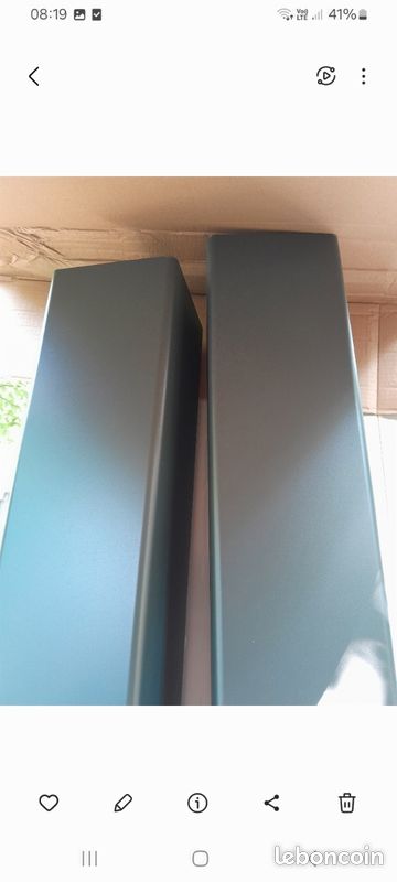 Poteau Aluminium platine ou seller béton (image 18)