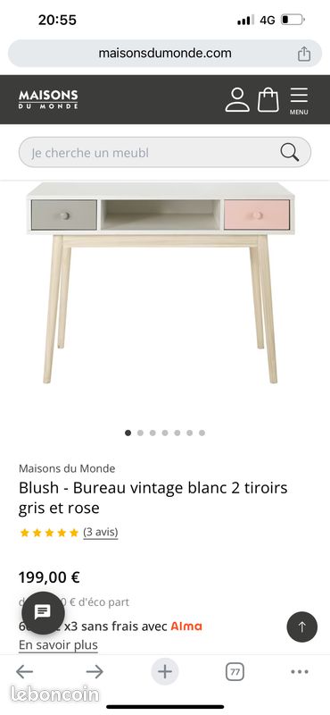 Bureau Maisons du Monde pour filles (image 2)