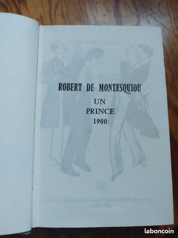 Lot livres: de Montesquiou un prince 1900 par Jullian. Montesquiou mécène et dandy par chaleyssin (image 5)