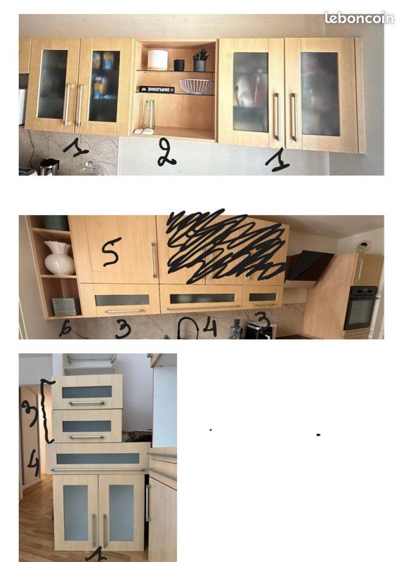 Meuble cuisine en lot ou séparé prix à négocier (image 3)