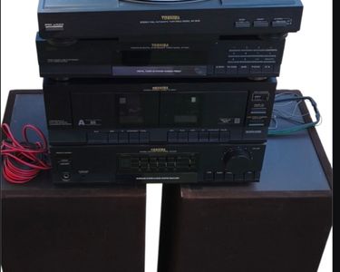 Chaîne Toshiba RT-SX3 Vintage Japon - Pour Pièces/réparation (lecteur Cassette HS, Radio OK)