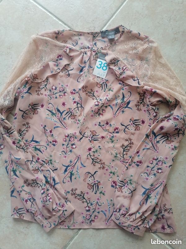 Haut rose neuf étiquette primark taille 38 (image 1)