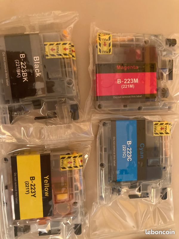 Pack de 4 cartouches SWITCH pour imprimante Brother B223 SWITCH (image 2)