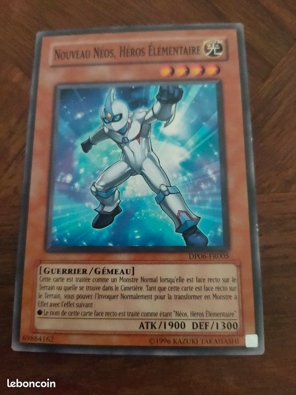 Carte Rare Yu-Gi-Oh 1996 (image 1)