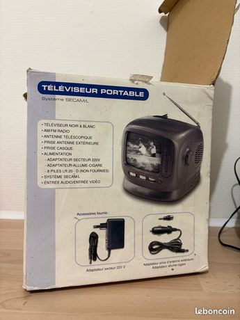 Petite Télévision Keenox - Noir Et Blanc - Vintage / Rétro - Fonctionnelle - Déco