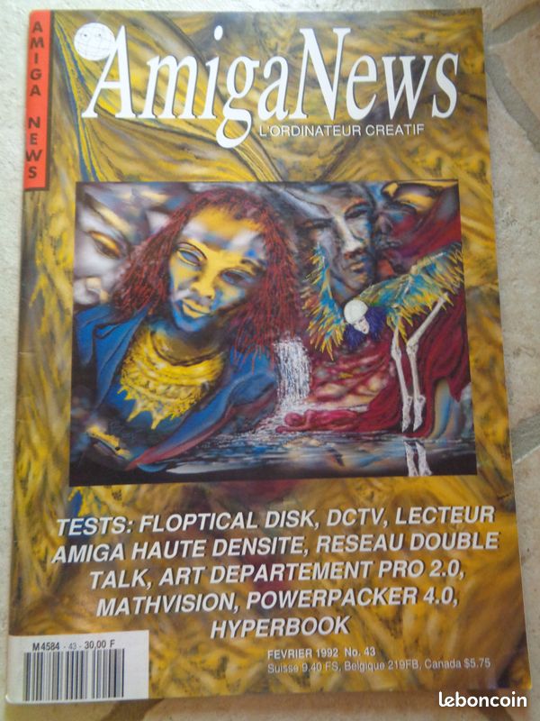AMIGA News N°43 - Février 1992 - Magazine informatique (image 1)