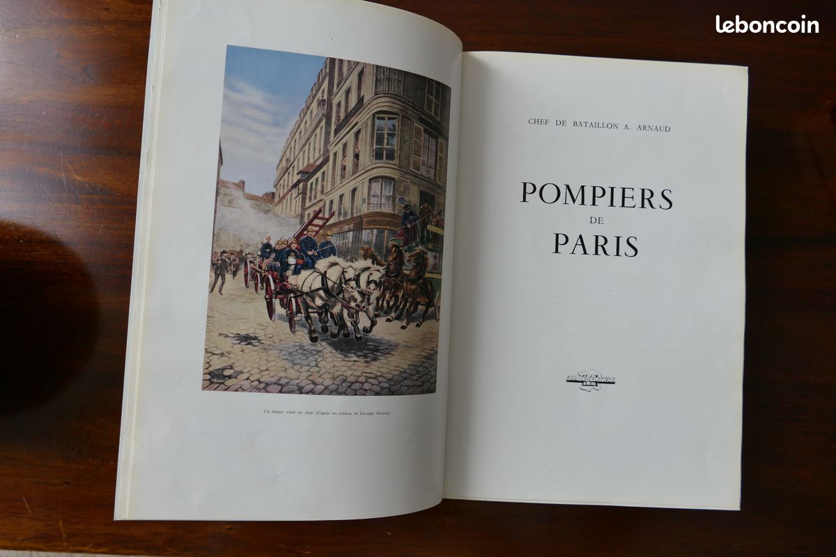 Livre POMPIERS DE PARIS Chef de bataillon Arnaud (image 4)