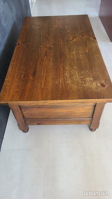Table basse en bois massif (image 4)