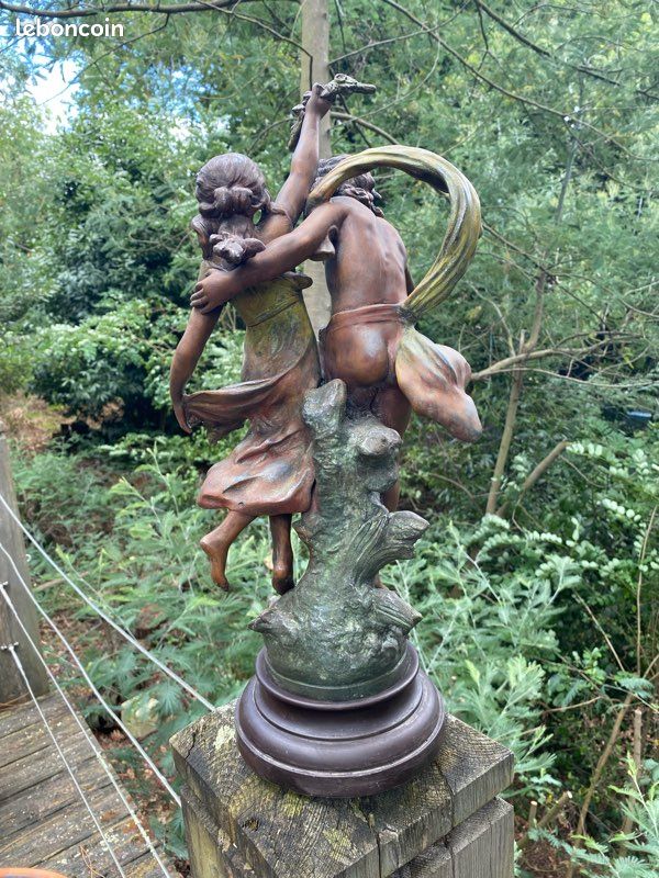 Bronze Moreau Premiers jours de Printemps (image 1)