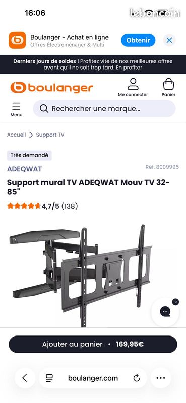 Bande de rétro-éclairage LED pour télévision LG, a... - Grandado
