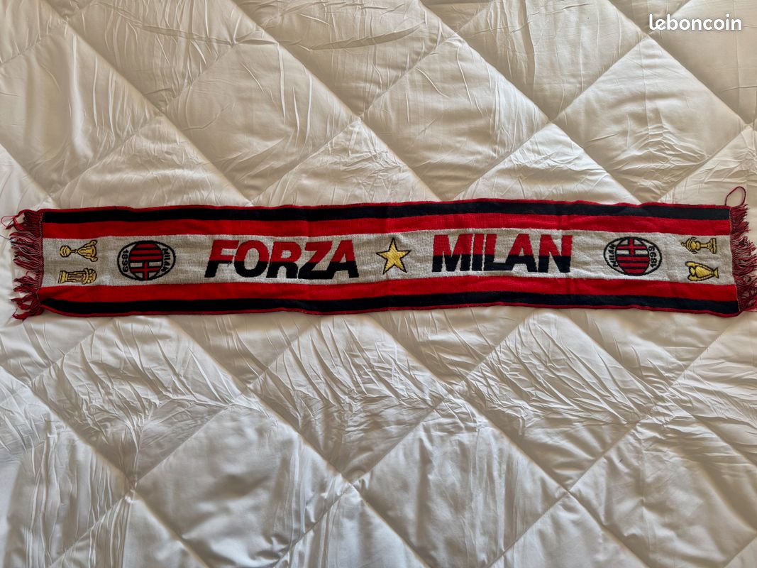 Écharpe PSG AC Milan - ligue des champions 1995 - Collection
