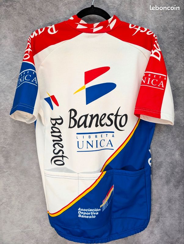 Maillot Vintage Indurain Banesto Nalini Taille 3 M Tour De France Cyclisme velo