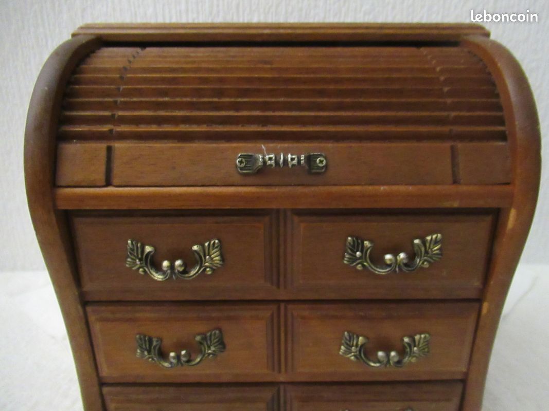 Bureau à rideau (secrétaire miniature) (image 2)