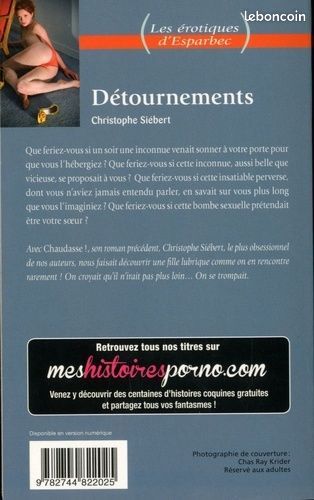 Détournements de Christophe Siebert -Roman (Poche) collection Les érotiques d'ESPARBEC (image 1)