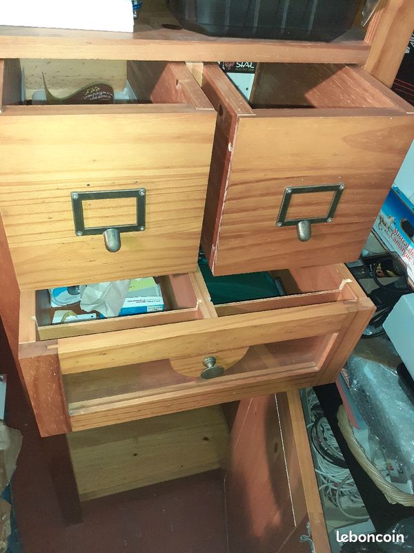 Meuble haut en bois (image 3)