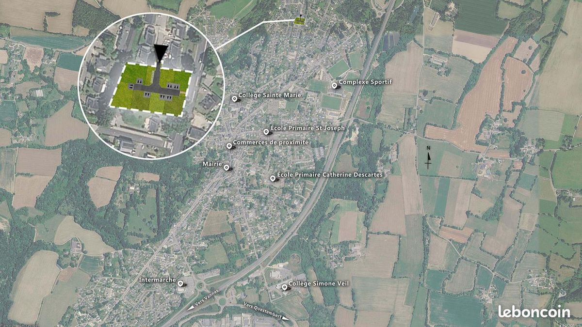 Terrain 232 m² Elven · 59 500 €