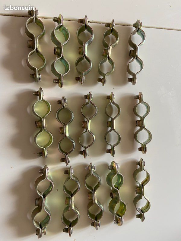 15 colliers doubles pour tubes de 16mm (image 1)