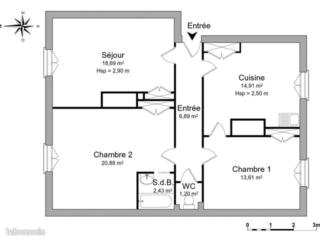 Appartement 3 pièces 78 m² - Limoges 87100 (image principale 5)