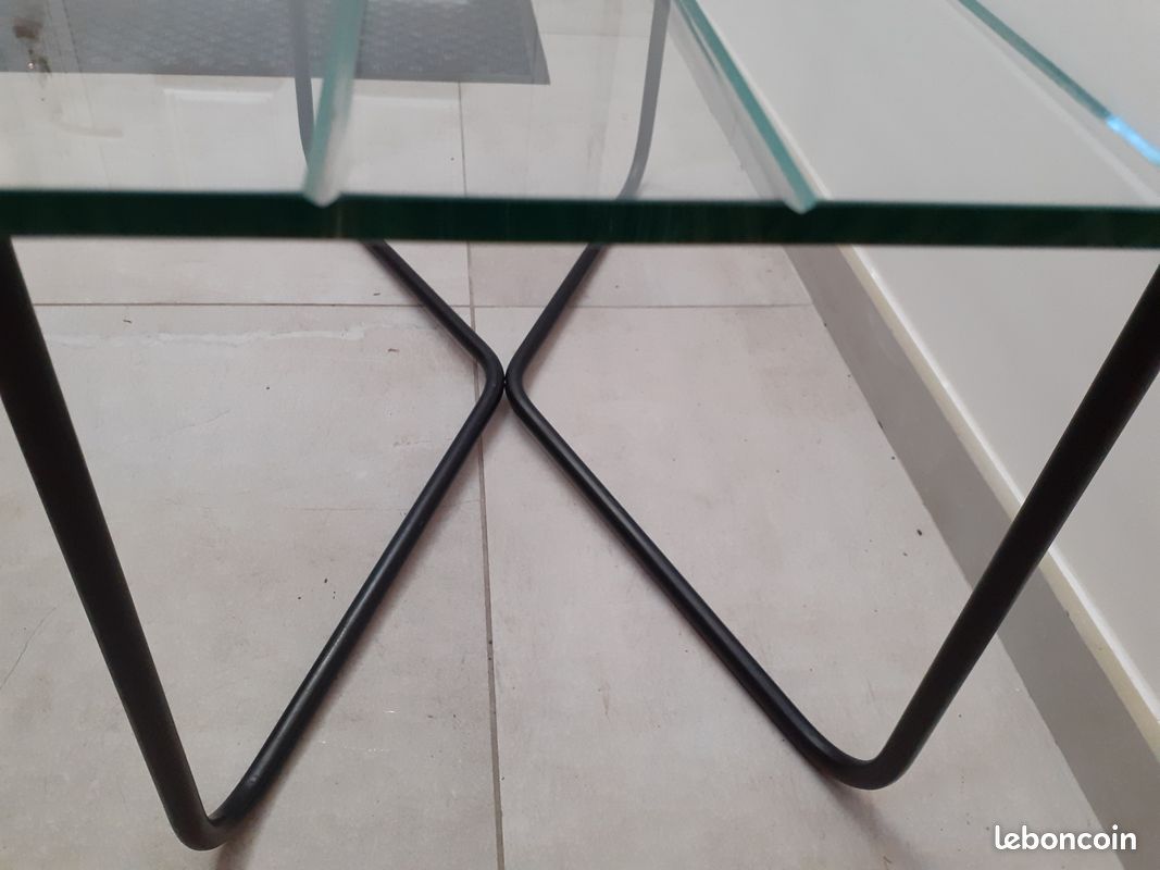 Table basse/salon vintage/authentique Jacques Hitier années 50/55 (image 9)