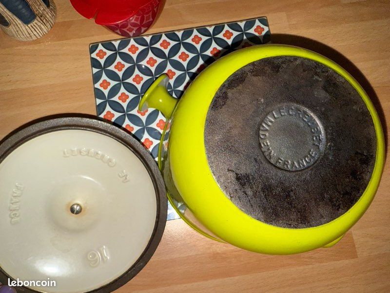 Le Creuset - Enzo Mari - Cocotte - La mama - fonte, Émail - La mama n