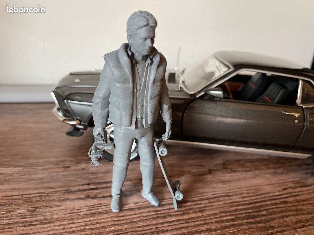 Figurine 1/18 Marty McFly (Michael Fox) Retour Vers Le