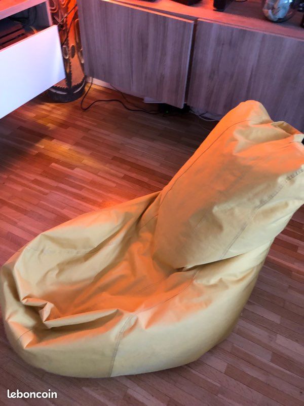 Fauteuil pouf à mémoire de forme (image 1)