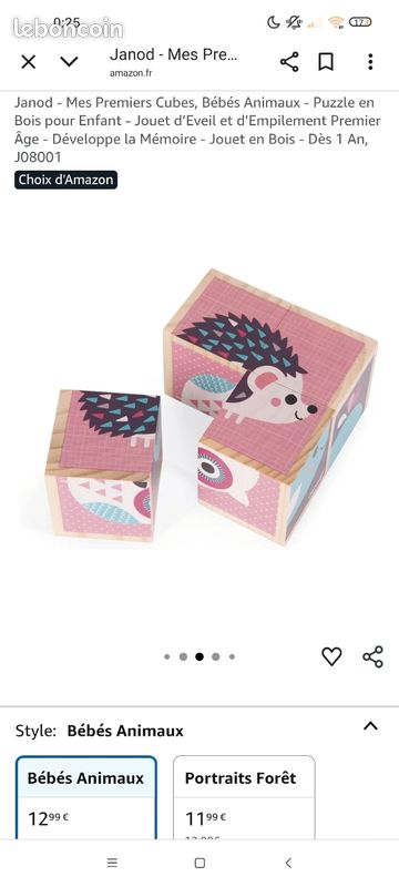 Puzzles en bois cubes (image 7)