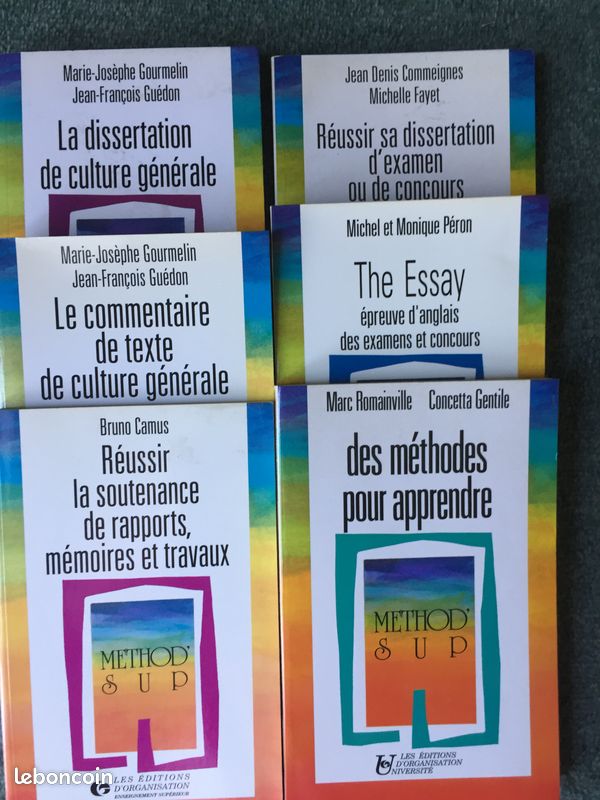 Lot de 6 livres "Méthod'Sup" (image 1)