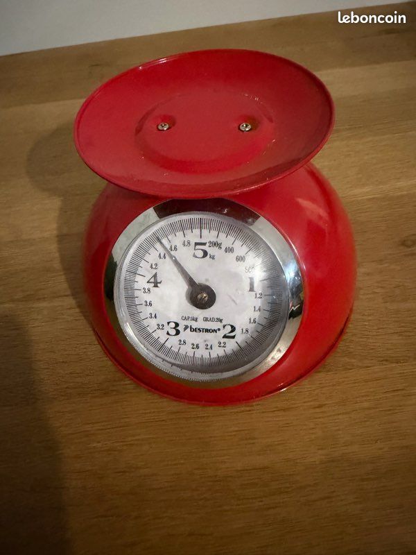 Balance De Cuisine Testut Rouge Vintage 5kg Made In France | eBay