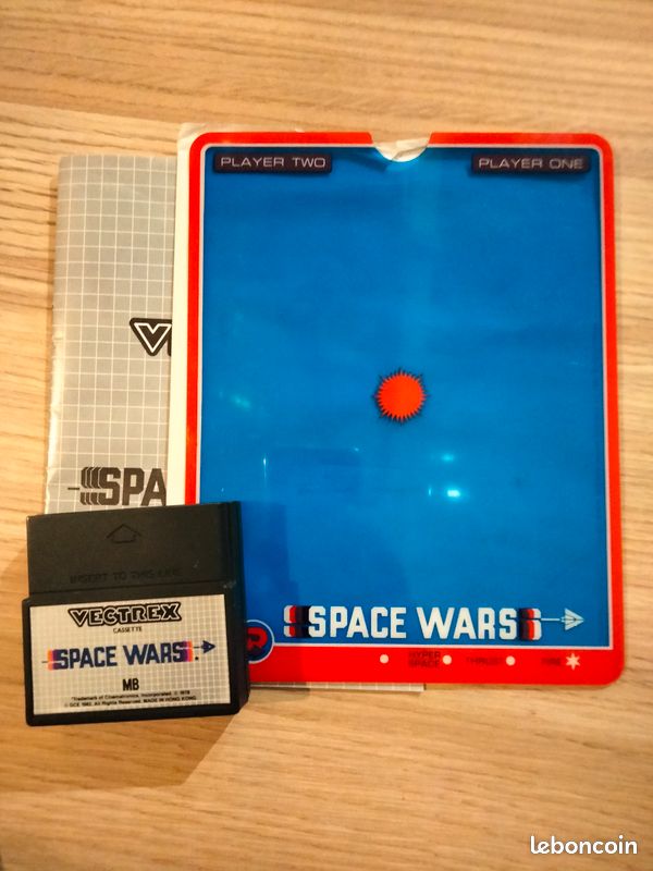 Boîte Vectrex – Jeu Webwarp (Web Warp) – Rare – 1983 – Coque Uniquement
