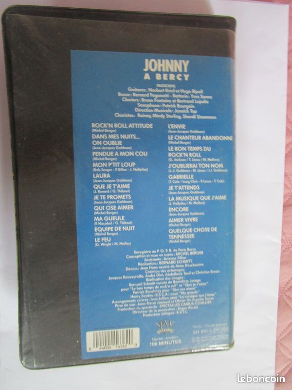 K7 vhs johnny hallyday (image 2)