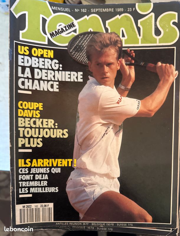 Tennis Magazine n°162 de septembre 1989 (image 1)