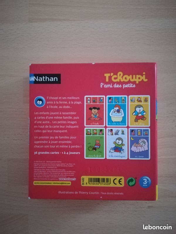 Jeu des 7 familles T'choupi (image 4)