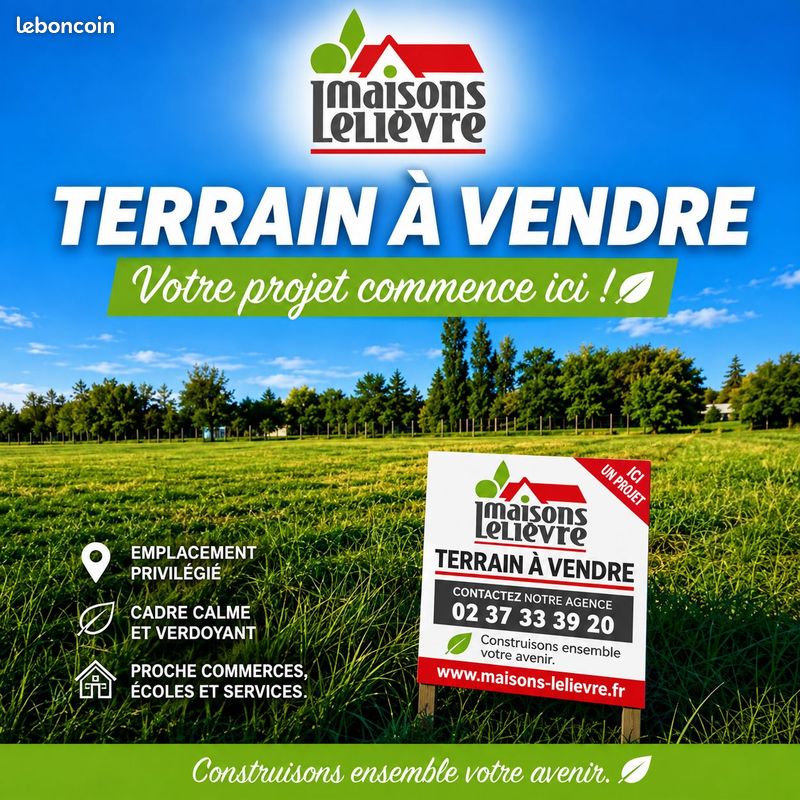 Terrain à bâtir de 845 m² à AUNAY-SOUS-CRECY (28) · à Aunay-sous-Crécy · 49 000 €
