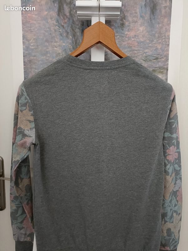 Pull à Capuche Homme Cedar Wood State, Gris, Taille XS (occasion, état Parfait)