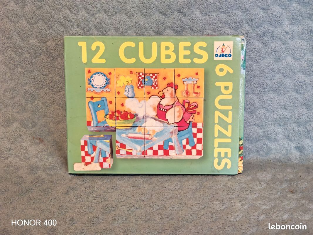Puzzles 12 cubes 6 puzzles (image 1)