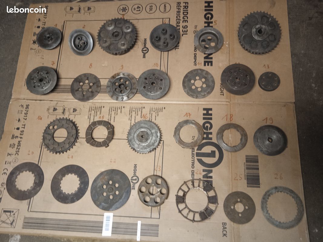 Pieces diverses d'embrayages moto ancienne (image 3)