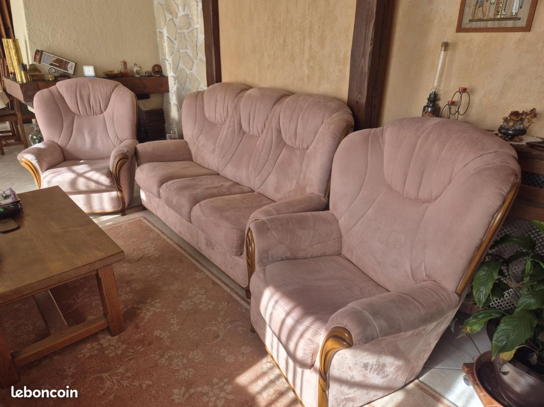 Ensemble canapé plus fauteuils (image 1)