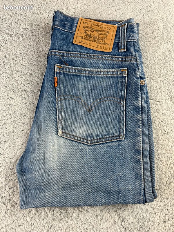 Jean Levi's 639 made in France Bleu Coupe Droite pour femme W31 FR40/42 L34 #LEV.1909 (image 1)