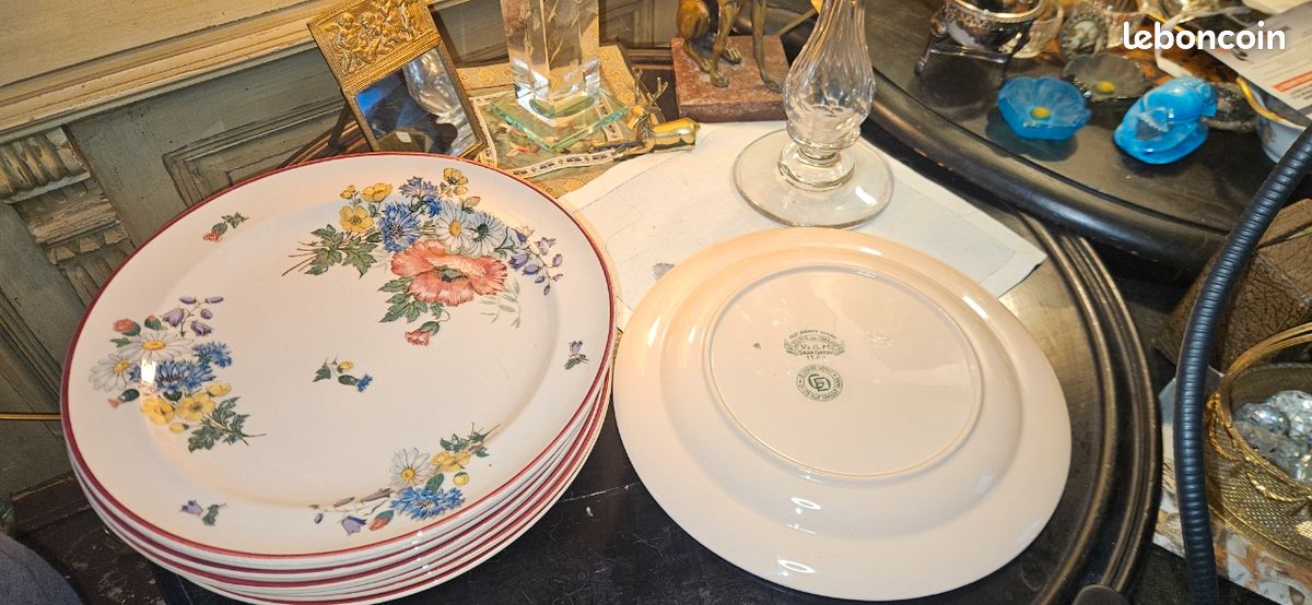 10 Assiettes Villeroy & Boch "Fleurs des Champs" - Vintage (image 2)