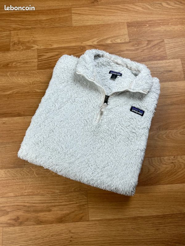 Polaire patagonia blanche taille L 12 ans (image 1)